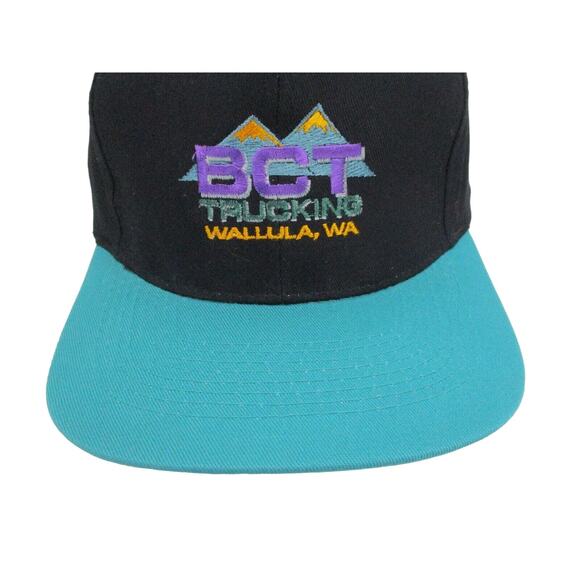 BCT Boise Paper Hat Cap Black & Green Embroidered Wallula, WA Trucking - Picture 2 of 9